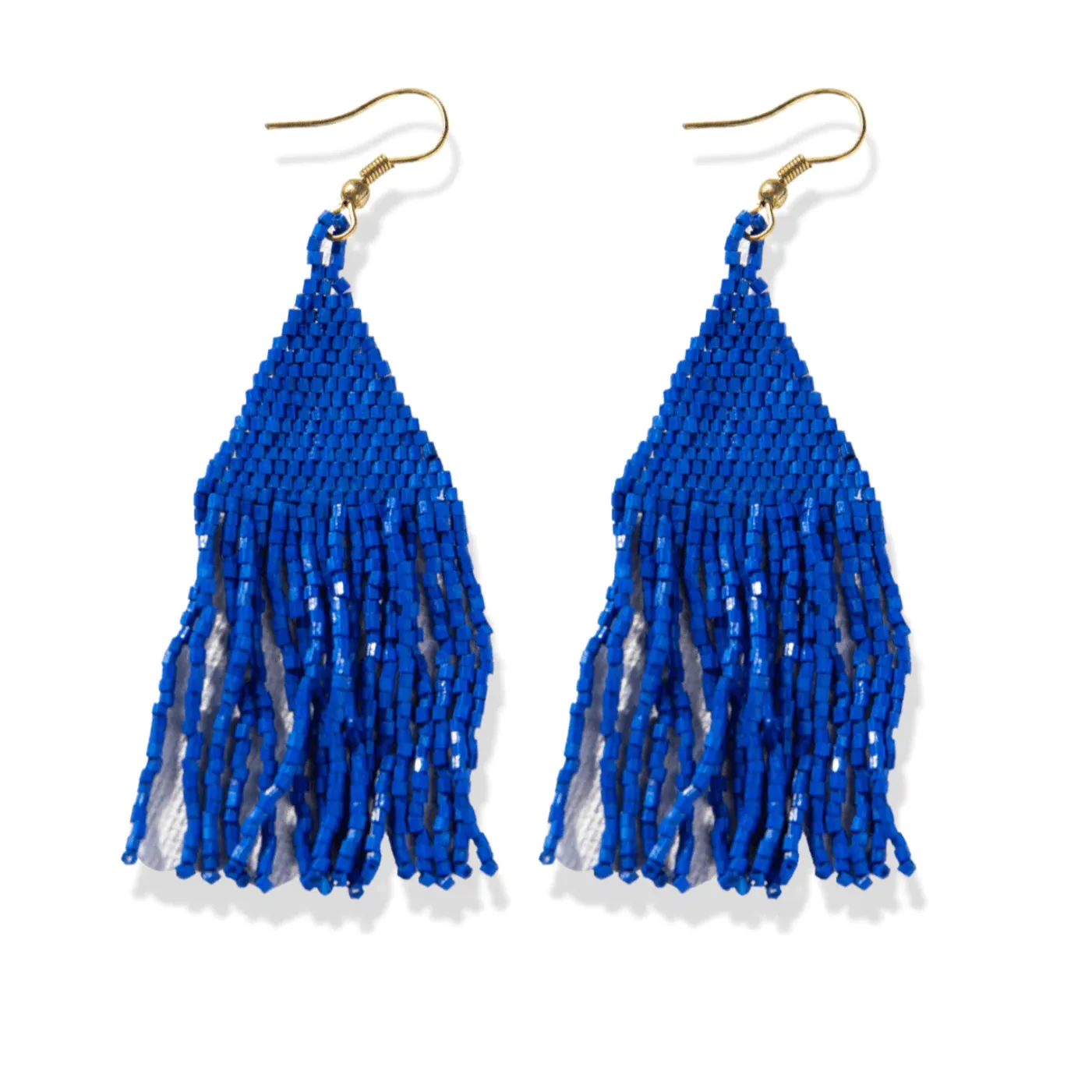 Ink   Alloy Lexie Lapis (Royal Blue) Luxe Petite Fringe Earring