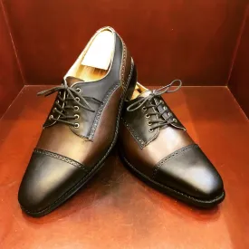 Javier Black & Brown Derby Men's Shoes