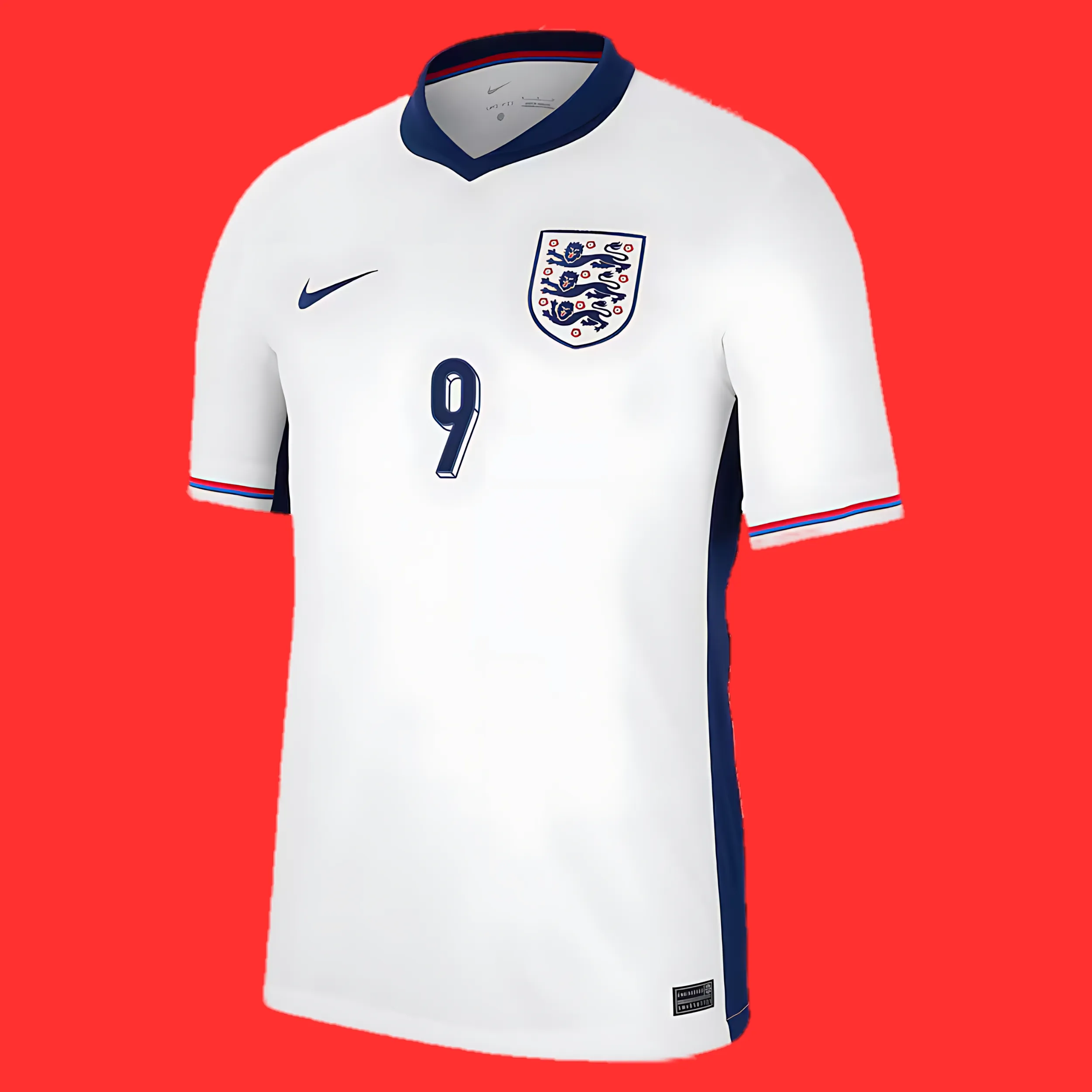 KANE 9 ENGLAND HOME EURO CUP SHIRT