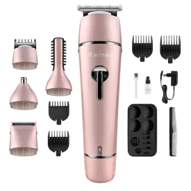 KEMEI 10 In 1 Professional Rechargeable Hair, Beard & Nose Trimmer