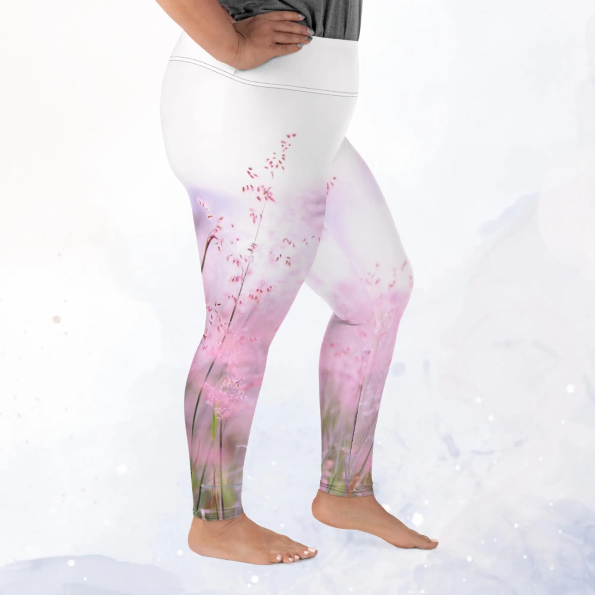 Lavender Fields Plus Size Leggings