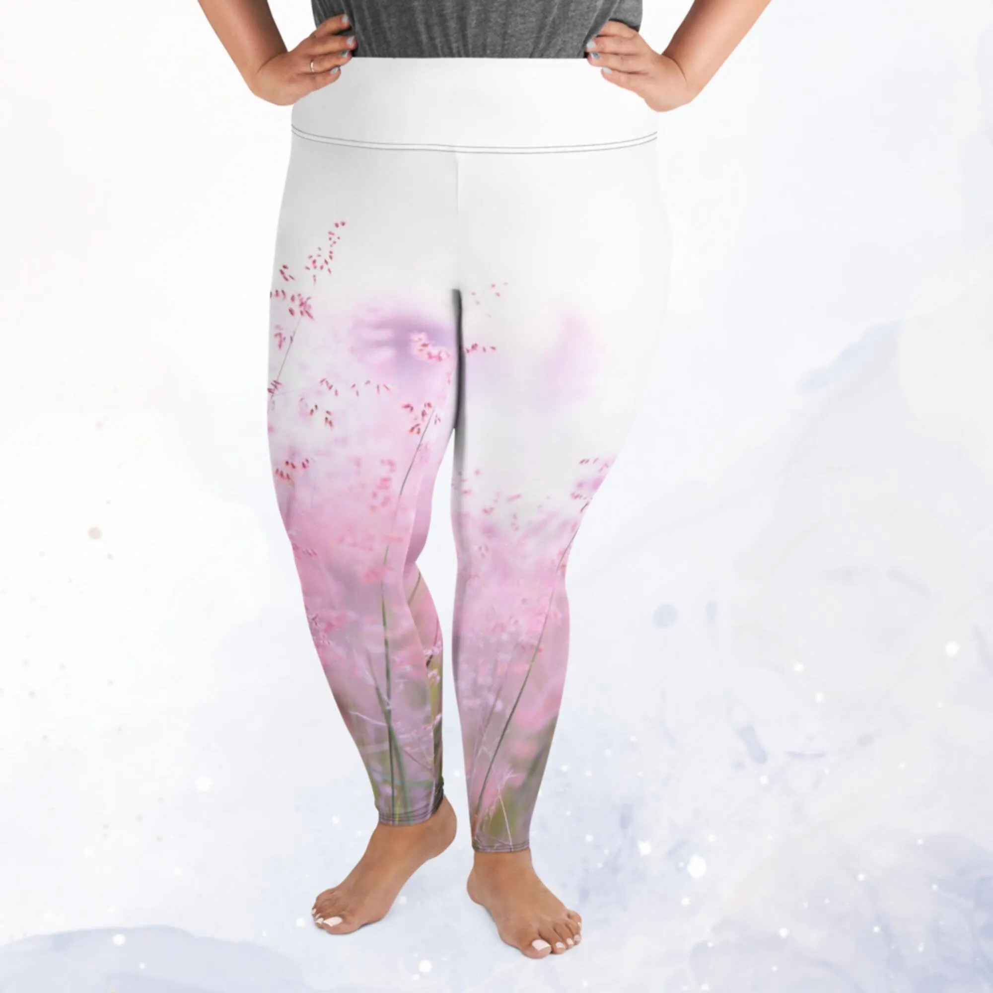 Lavender Fields Plus Size Leggings