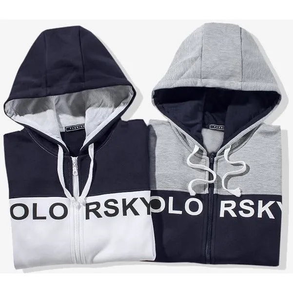 Men's Fashionable Autumn Zipper Hoodie