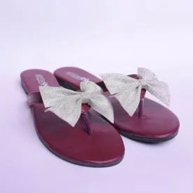 NBS-E9914 Maroon Slipper