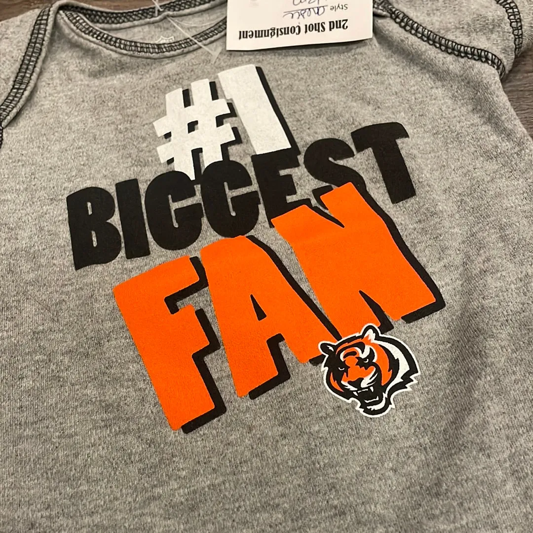 NFL #1 Biggest Fan Cincinnati Bengals onesie size 0/3 months