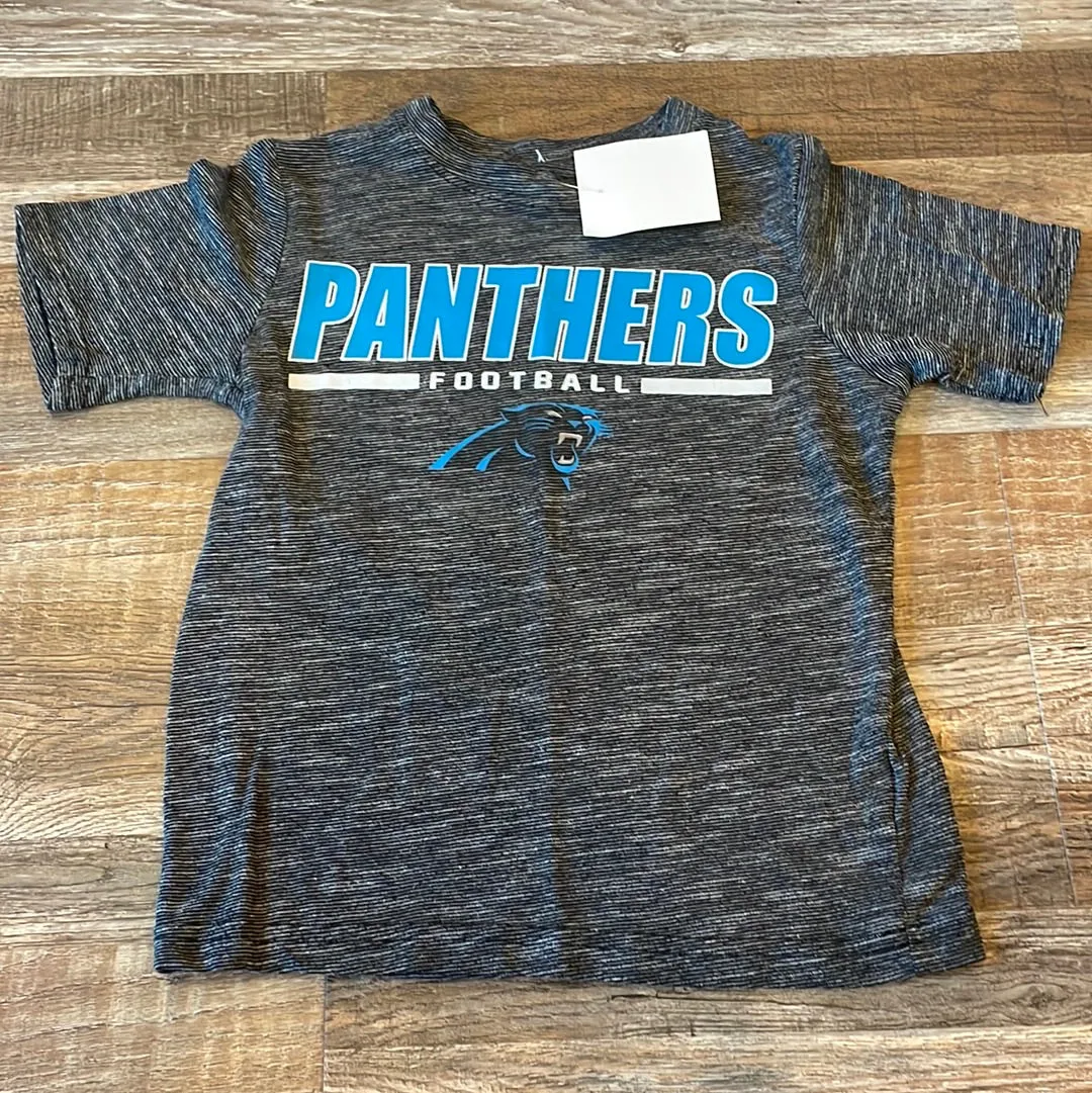 NFL Carolina Panthers Football Short Sleeve Shirt Youth Size 6