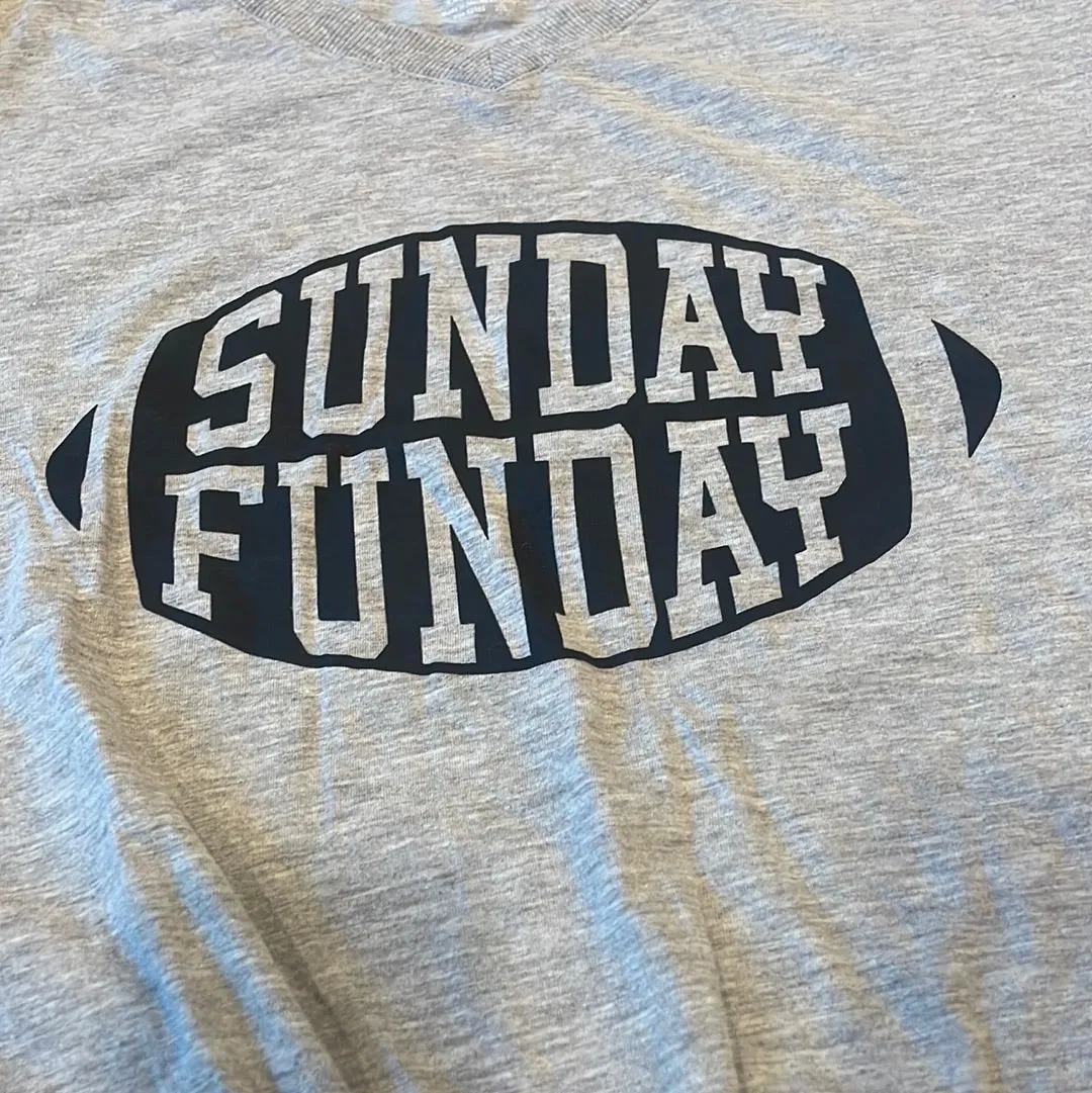 No Boundaries Sunday Funday Football Short Sleeve Shirt size 2XLarge (19)