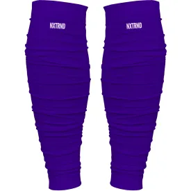 NXTRND Scrunch Football Leg Sleeves Purple