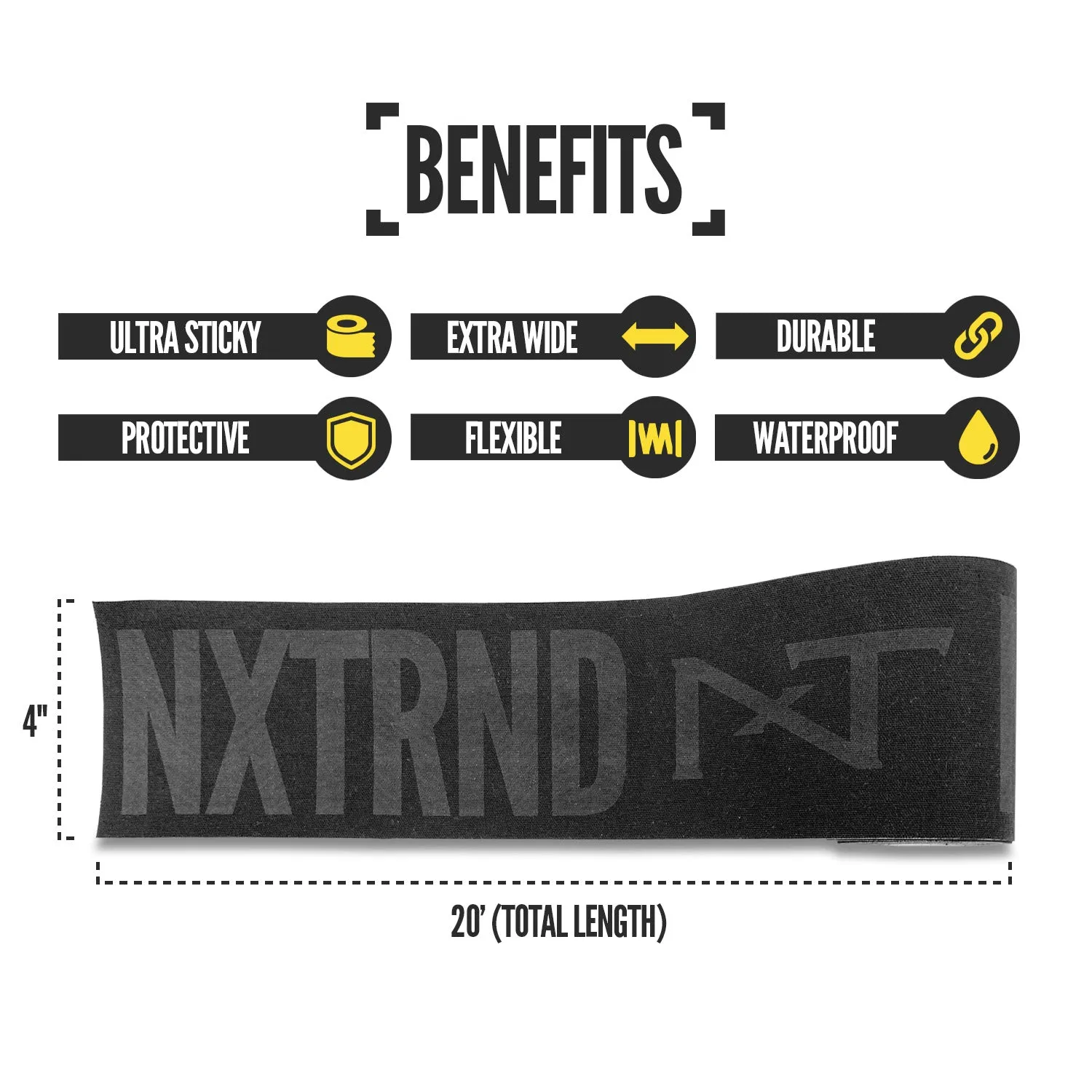 Nxtrnd TRF® Turf Tape Black