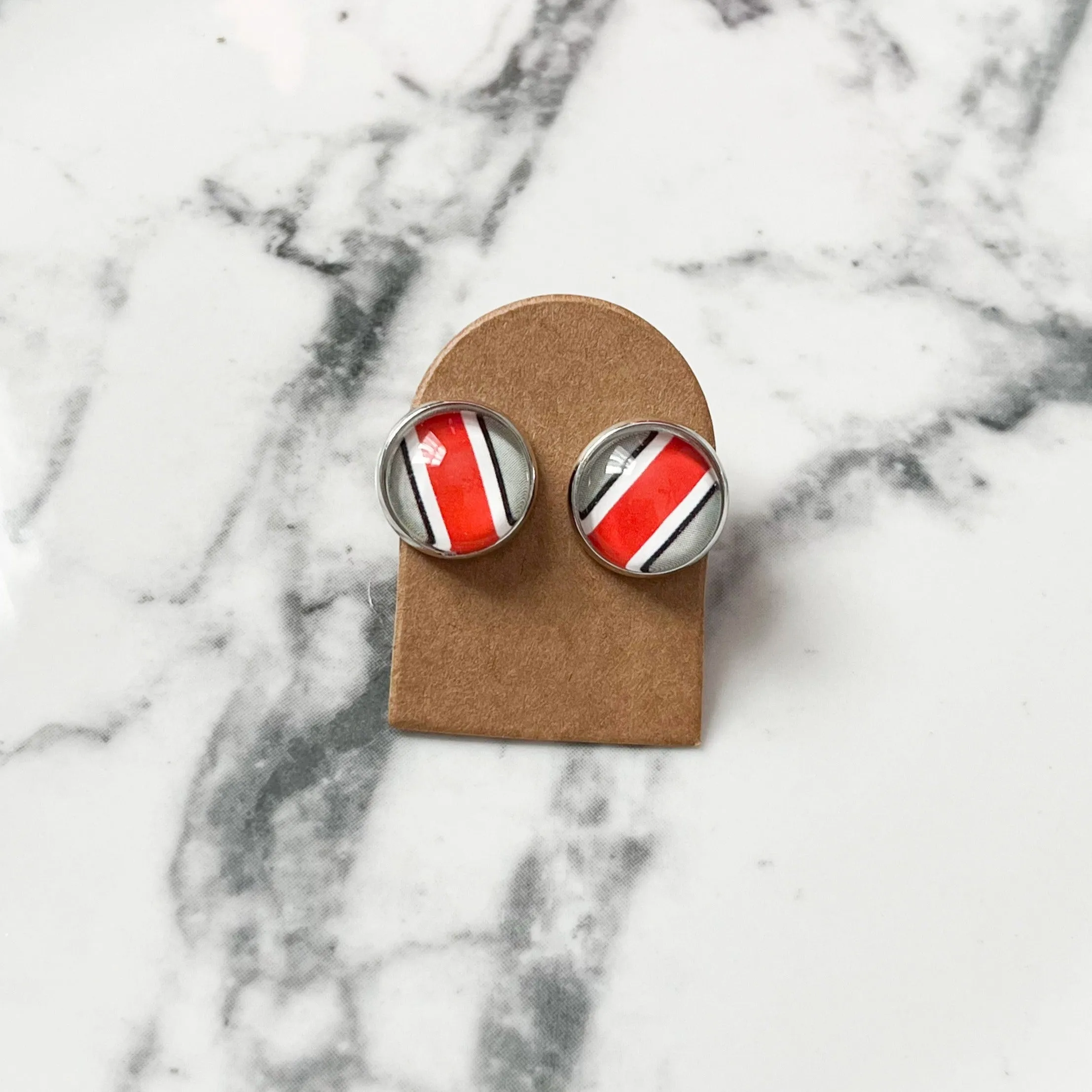 Ohio Helmet Stud Earrings