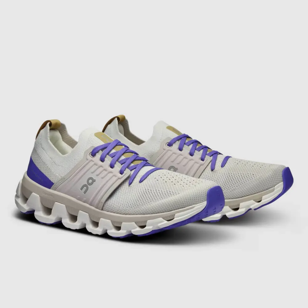 On Women's Cloudswift 3 Shoes - White / Blueberry