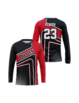 Pilots Full Pilot dye mens long sleeve Jersey