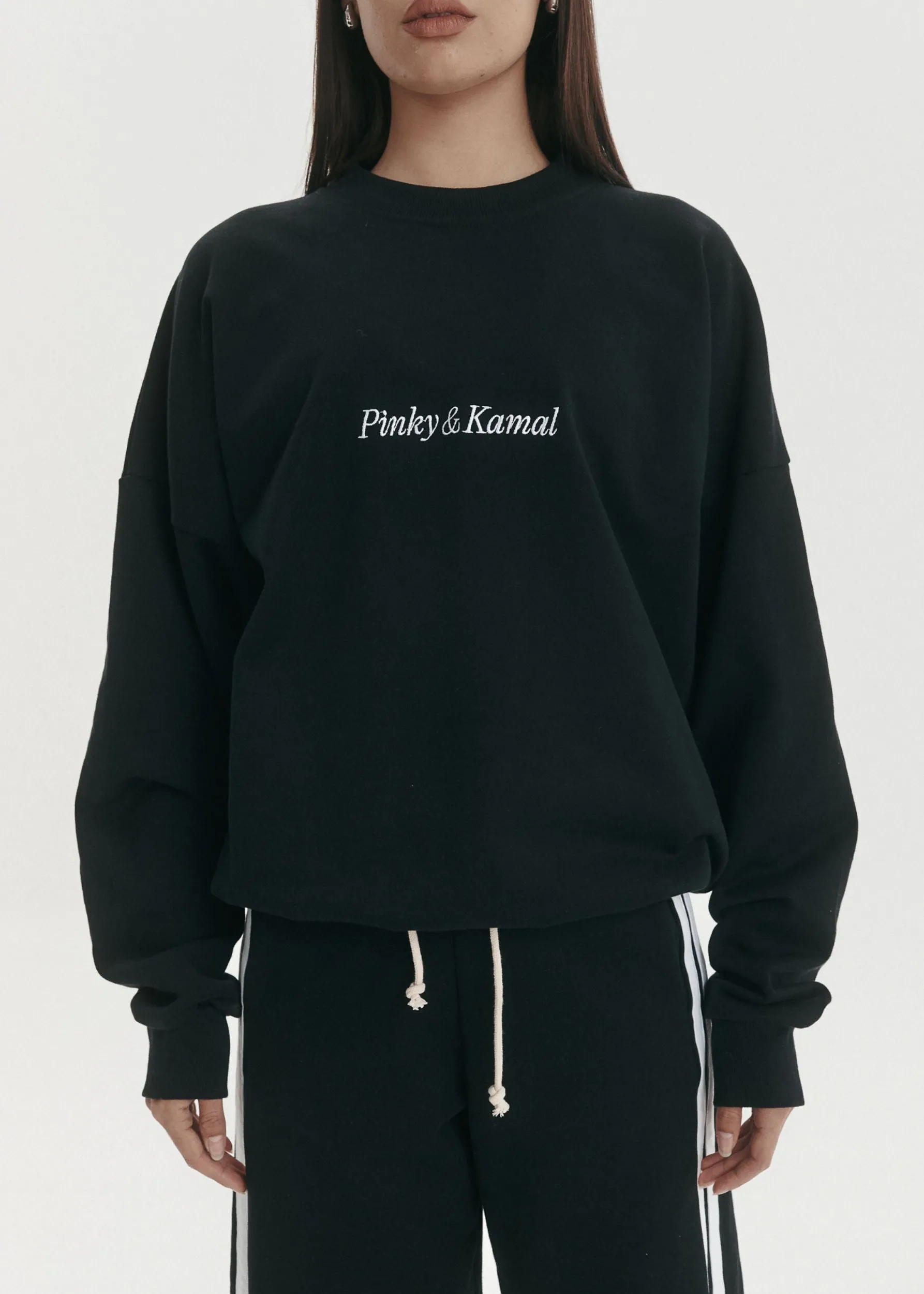 Pinky & Kamal Sweatshirt - Black