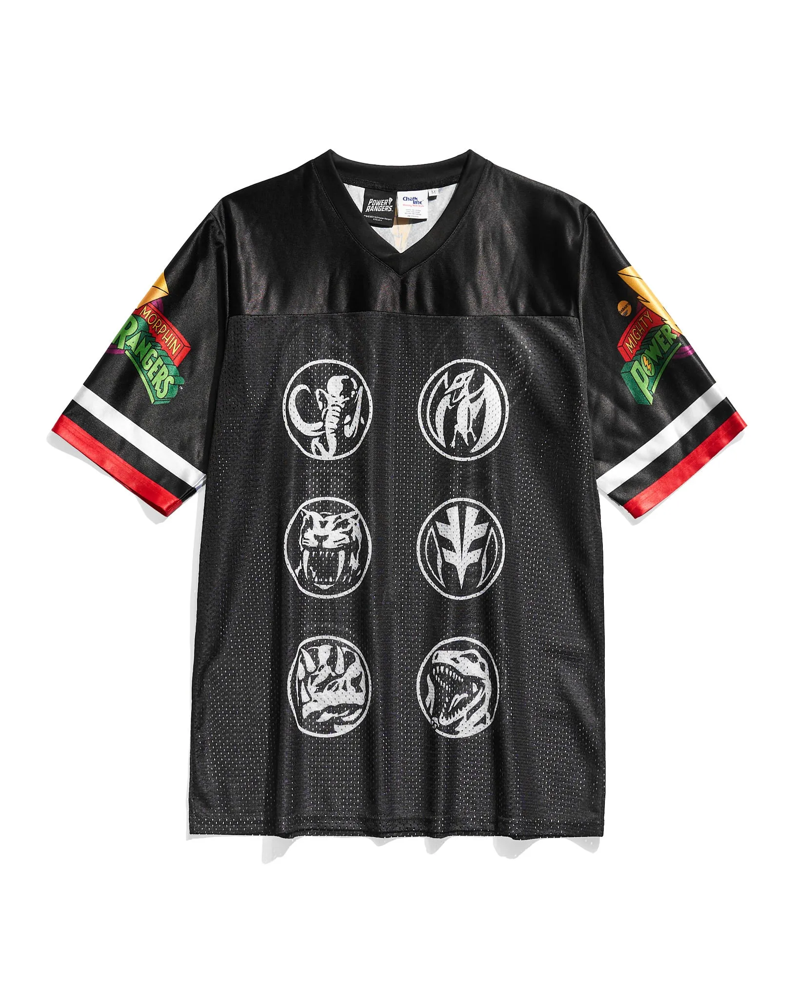 Power Rangers Symbols Football Jersey