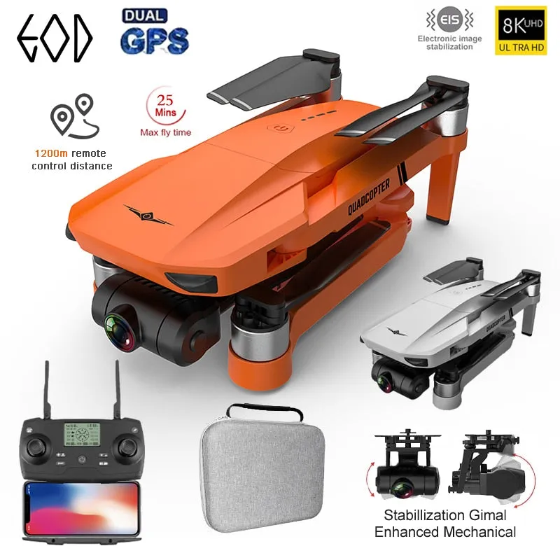 Professional Drone 8K HD-Camera 2 Axis Gimbal