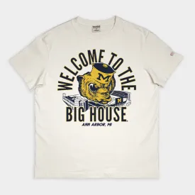 "Welcome to the Big House" Michigan Vintage Heavyweight Tee