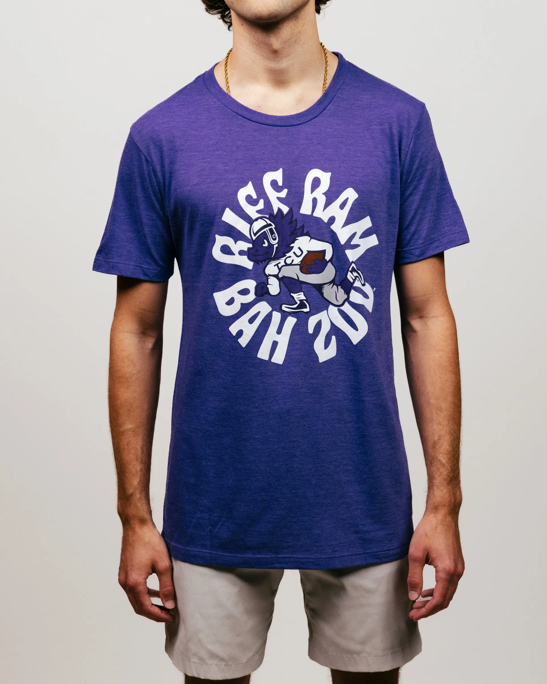 Riff Ram Bah Zoo Mascot Purple T-Shirt