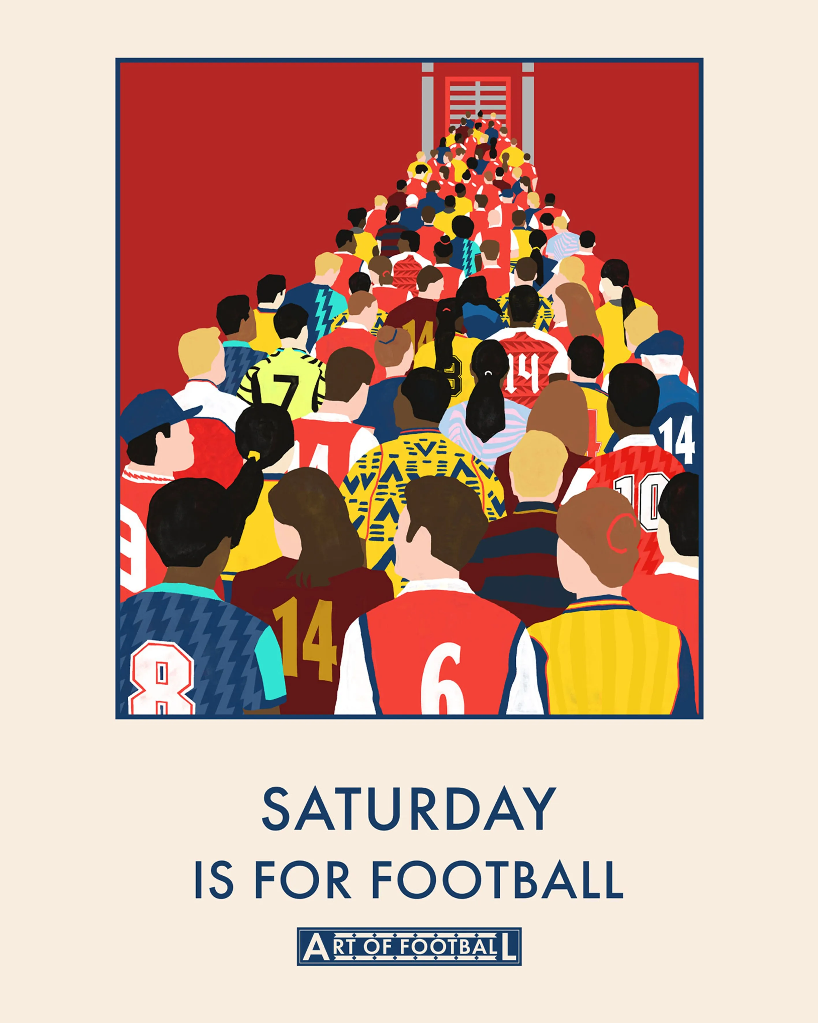 Saturday Is For Football Print