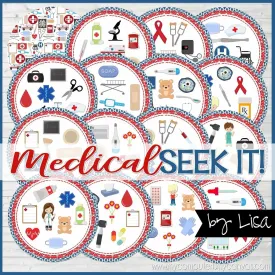 SEEK IT! {Medical} PRINTABLE Matching Game