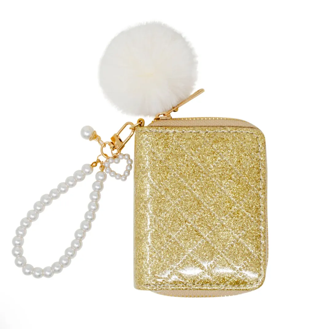 Sparkle Pearl Strap Wallet