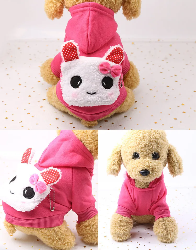 Super Cute Cartoon Character Hoodies For Puppy & Dogs