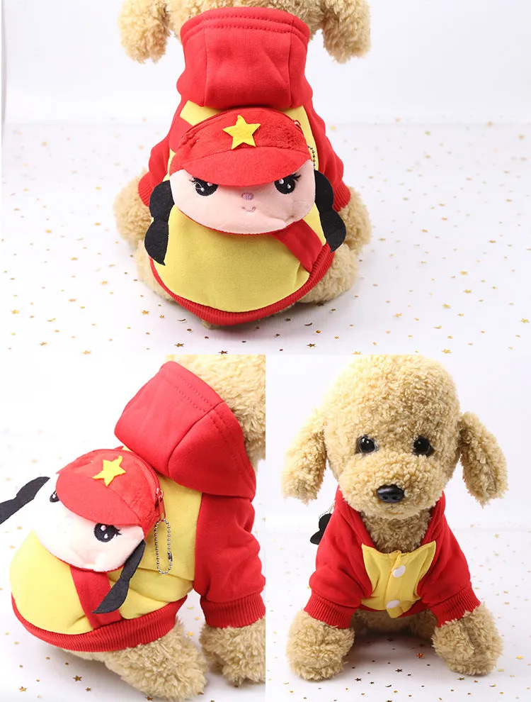 Super Cute Cartoon Character Hoodies For Puppy & Dogs