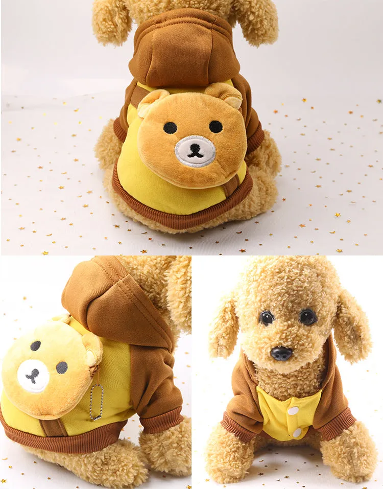 Super Cute Cartoon Character Hoodies For Puppy & Dogs