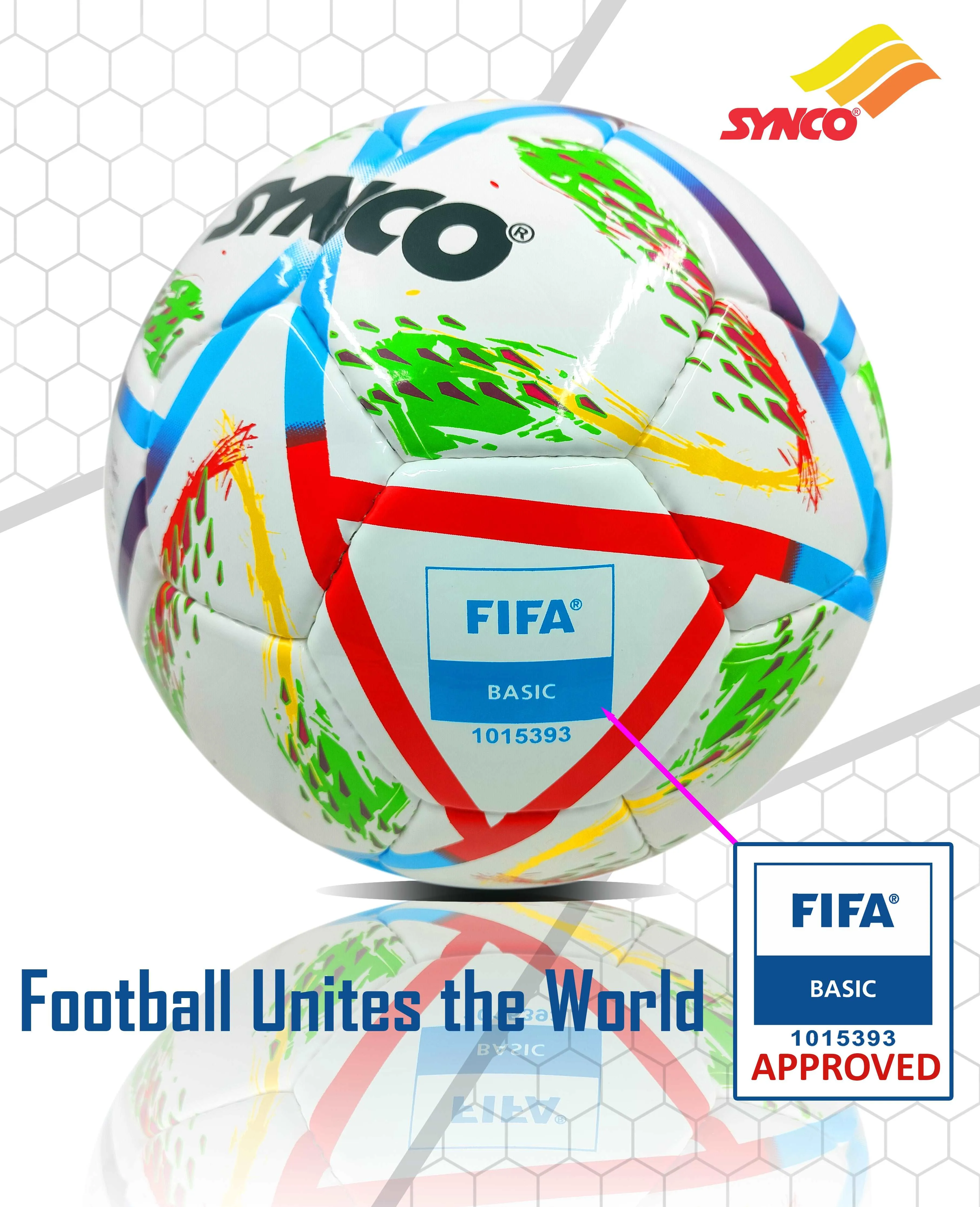 Synco FIFA Approved PU Football Size-5