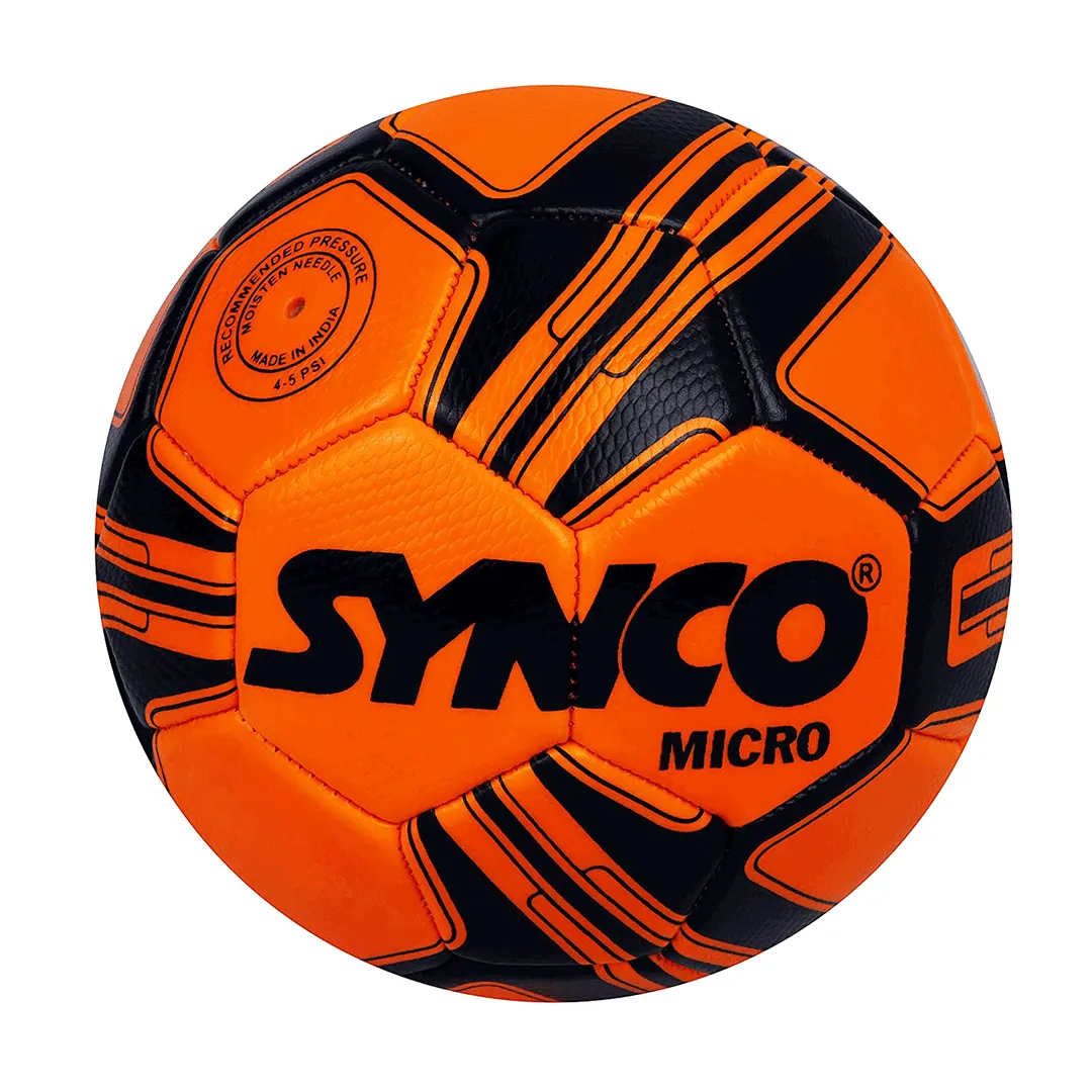 Synco Machine Stitched Football Size-3 with Textured Surface | Micro Ss500M