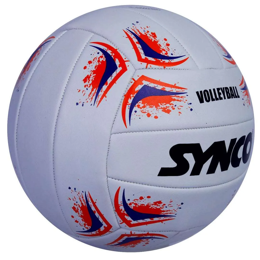 Synco Volleyball-Red White Size-4