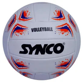 Synco Volleyball-Red White Size-4