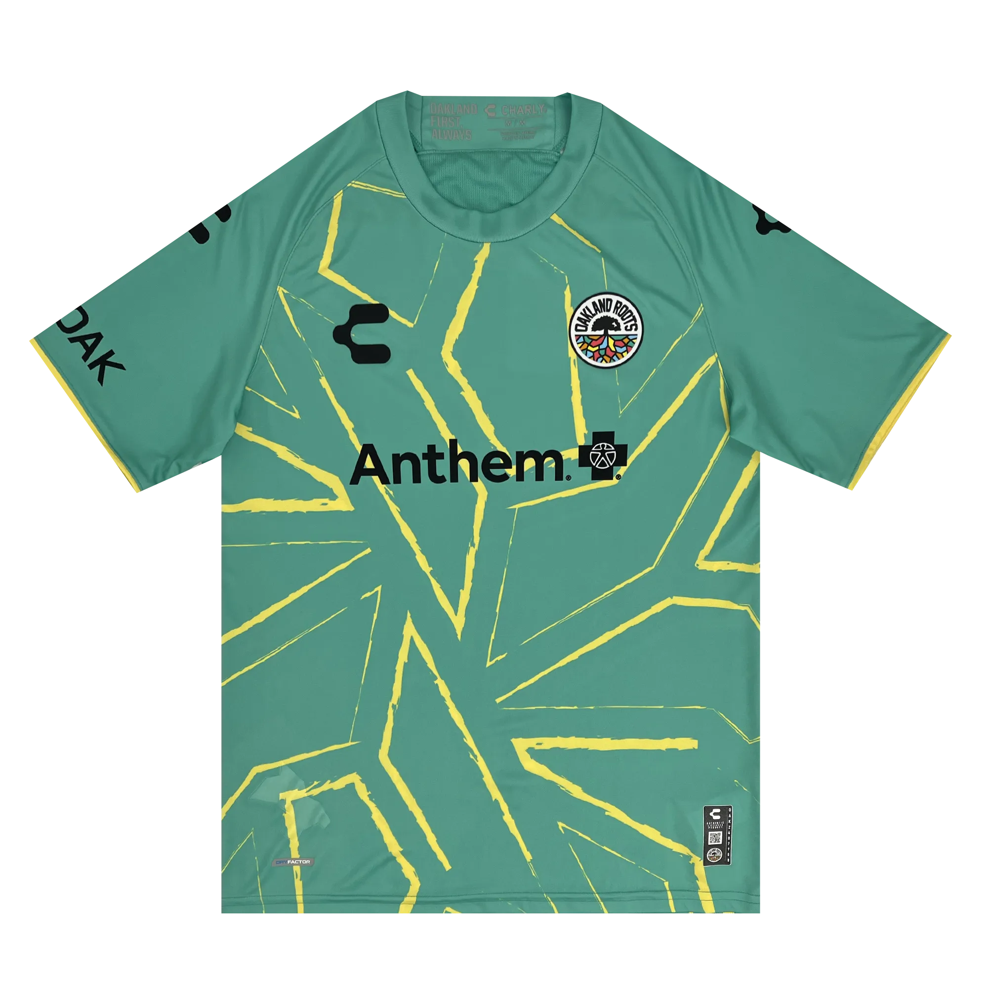 Unisex Oakland Roots SC Goalkeeper Kit ft. Anthem Blue Cross