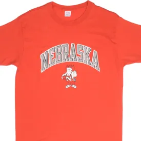 VINTAGE CHAMPION NCAA NEBRASKA HUSKERS 1980S TEE SHIRT MEDIUM MADE IN USA