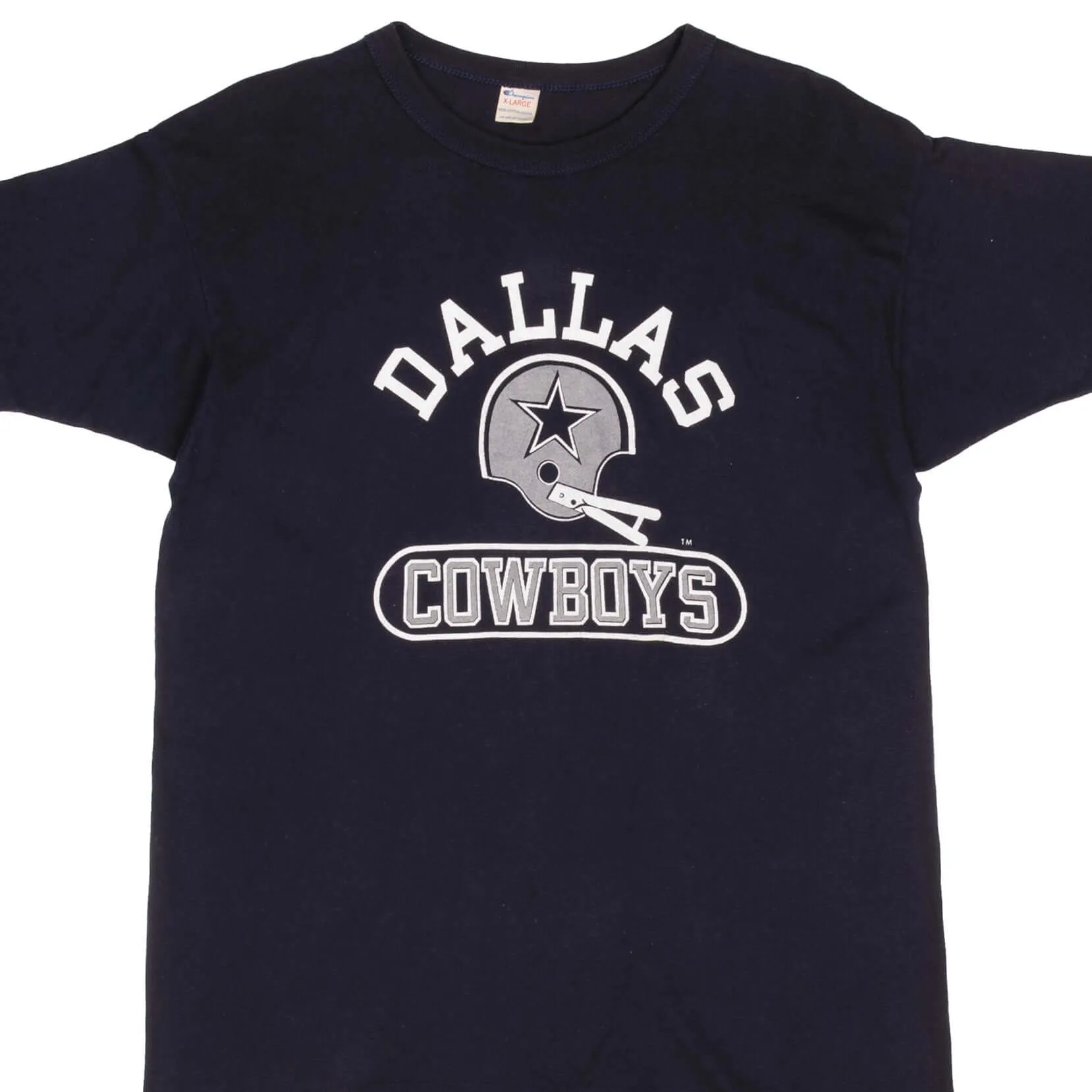 VINTAGE CHAMPION NFL DALLAS COWBOYS TEE SHIRT 1980S SIZE LARGE MADE IN USA