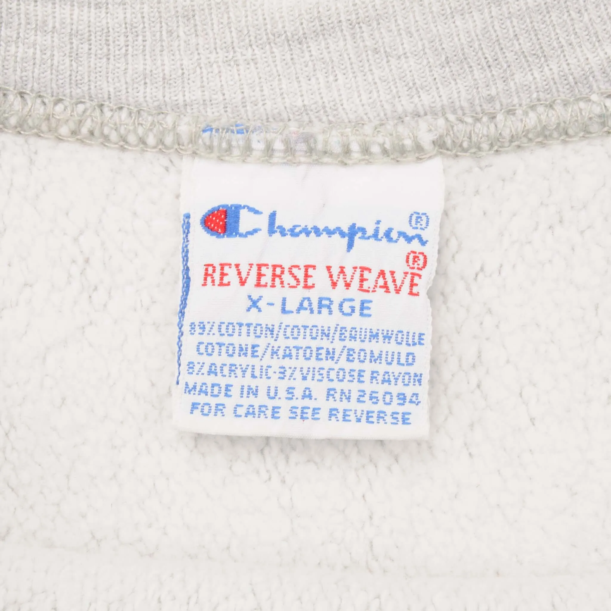 VINTAGE CHAMPION REVERSE WEAVE NFL NY GIANTS SWEATSHIRT 1990S LARGE MADE USA