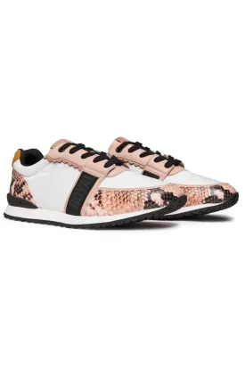 Women's Royal Albartross Golf Shoes | The Strider Luxe Nude Snake