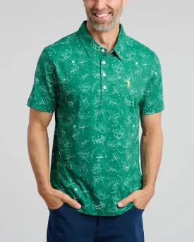 X's and O's Men's Polo | Green