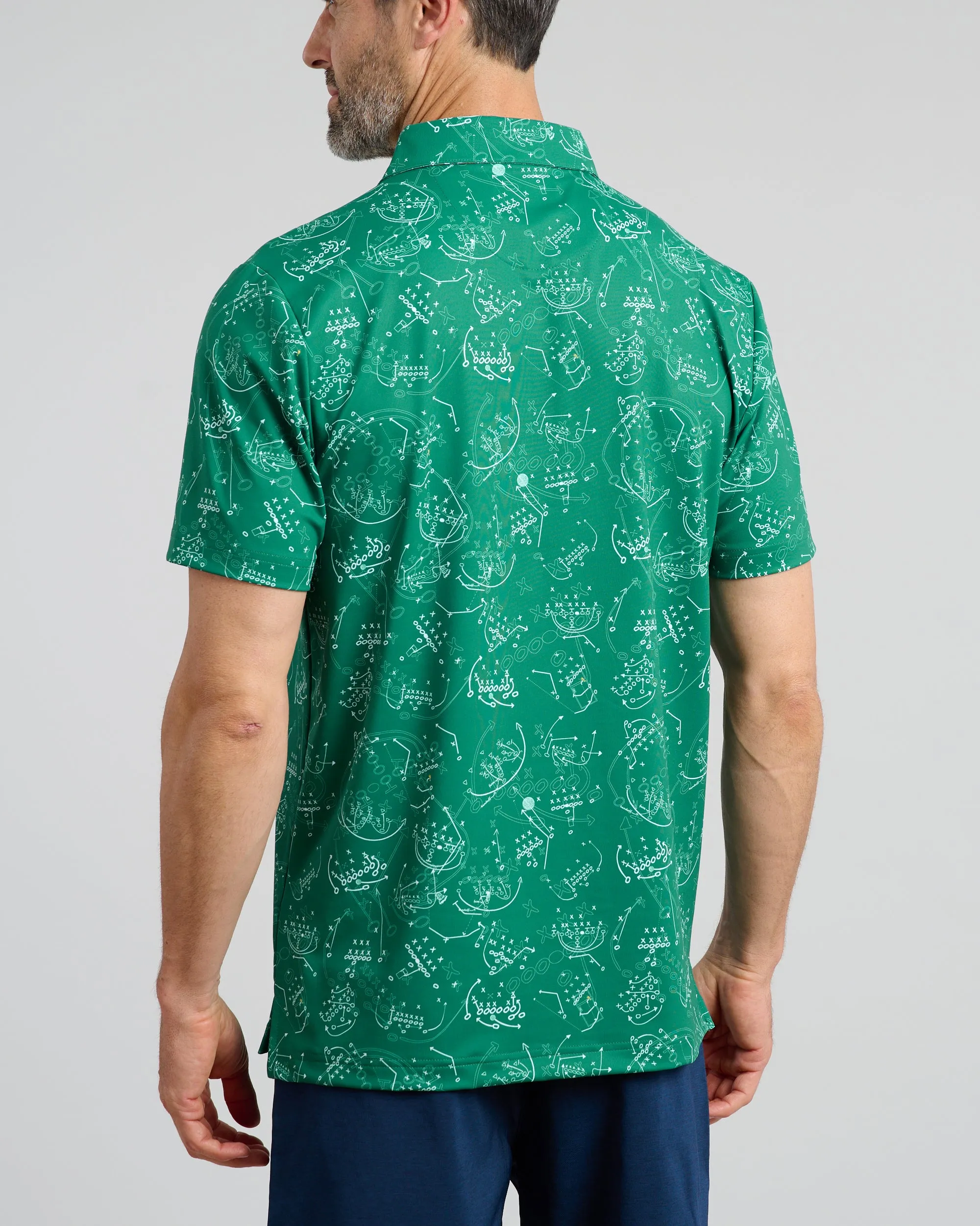 X's and O's Men's Polo | Green